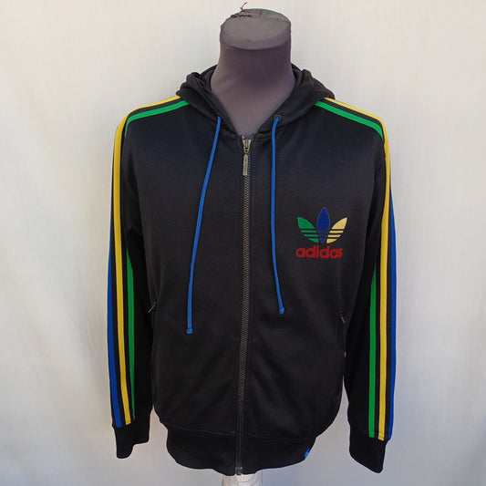 Adidas Originals Grun Rasta Track Hooded Jacket Mens M