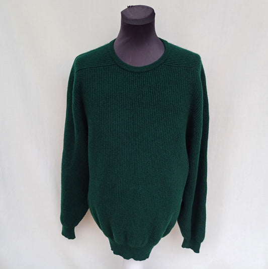 Vintage Johnstons Lambswool Crew Neck Sweater Mens 2XL