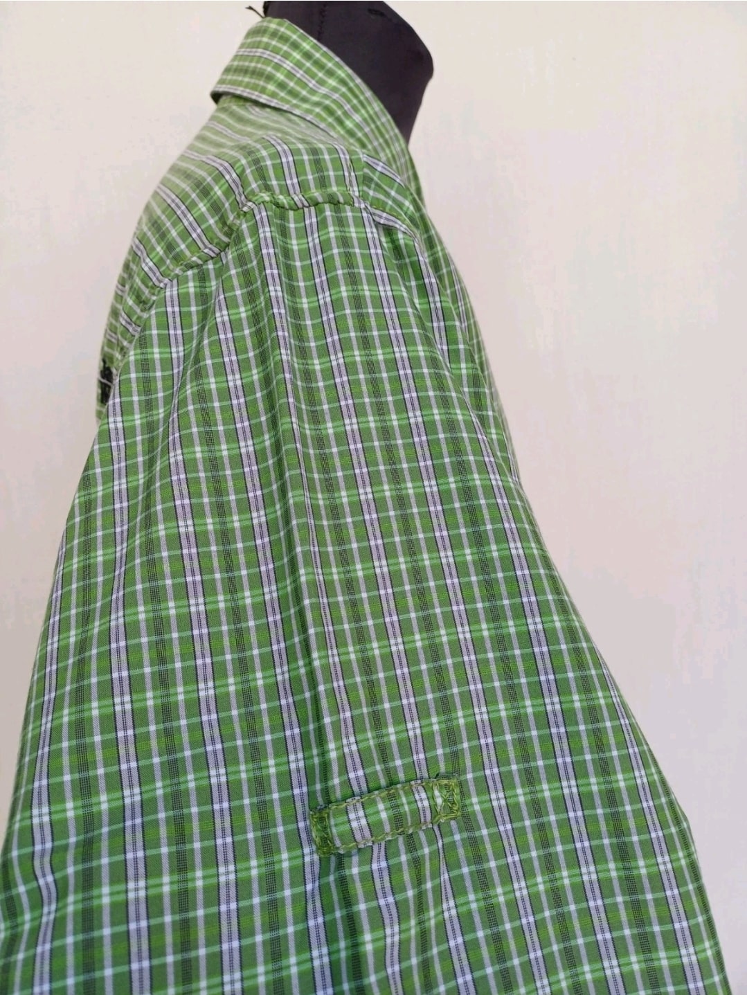 Jack Wolfskin QMC Plaid Outdoor button-UP Long Sleeve shirt Mens S