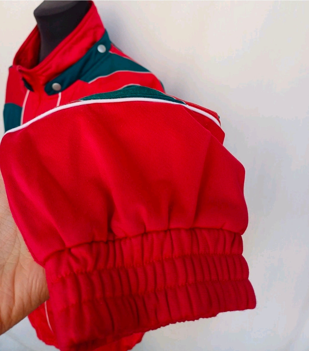 Vintage 90s Reebok Big Logo Full Zip Track Top Jacket Mens L