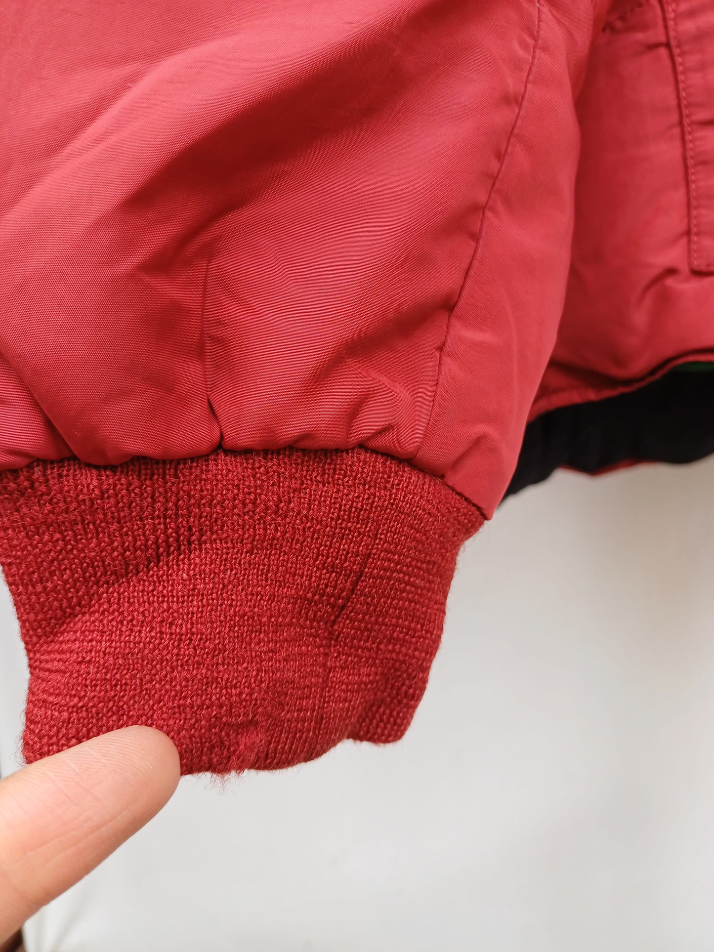 Vintage Double Ralph Lauren RRL Leather Quilted Down Puffer Jacket Mens S