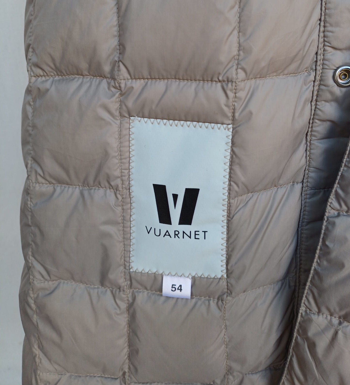 Vuarnet Mens Zip/Snap Puffer Feather Long coat Size 54