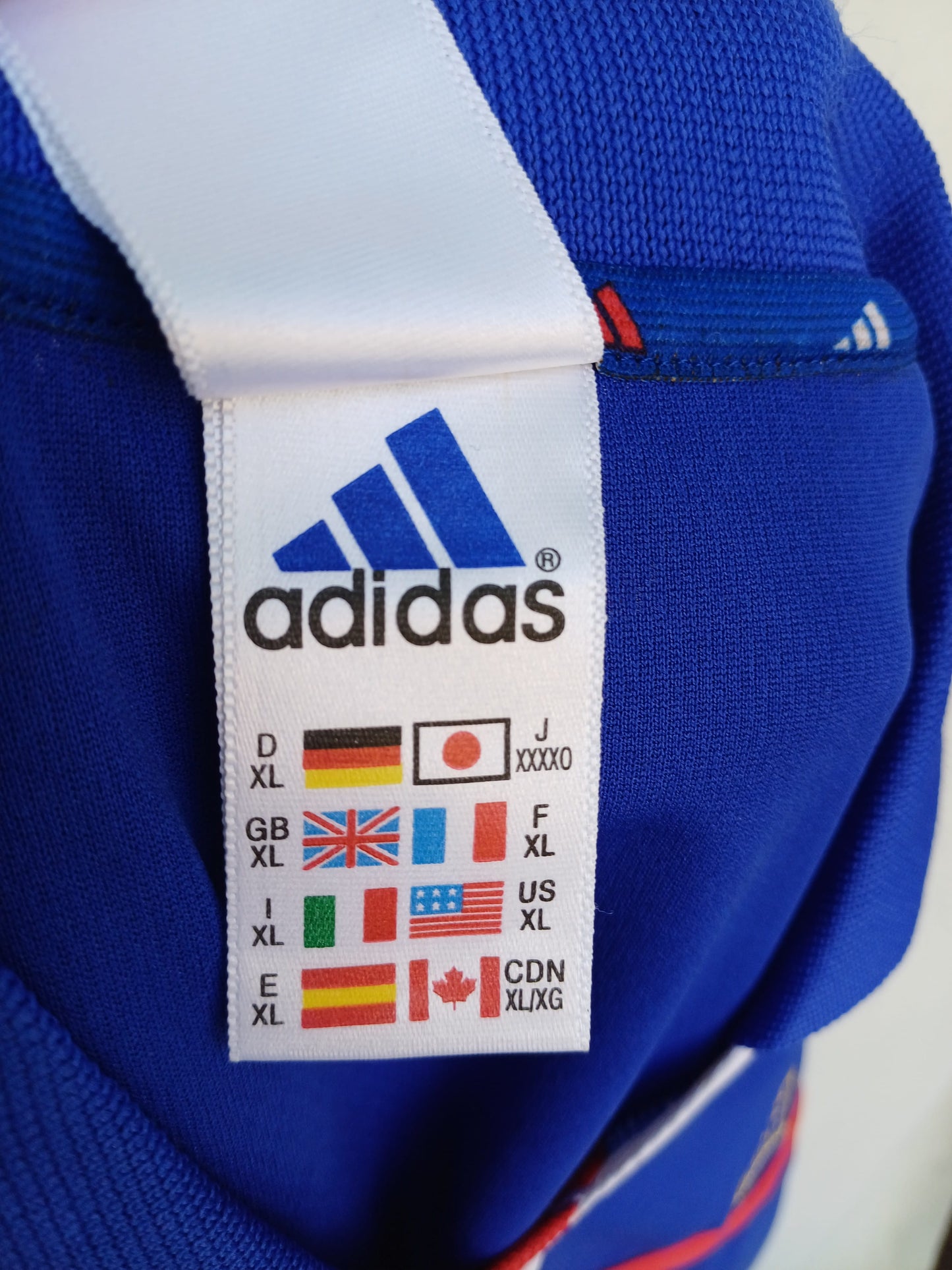 France 2000 Euro Home adidas Shirt Mens XL