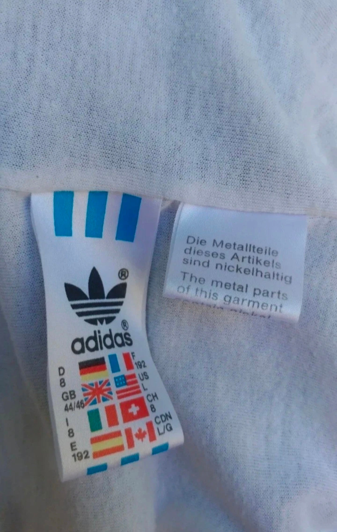 Vintage 90s Adidas Zip Track Top Jacket Mens L Fits XL