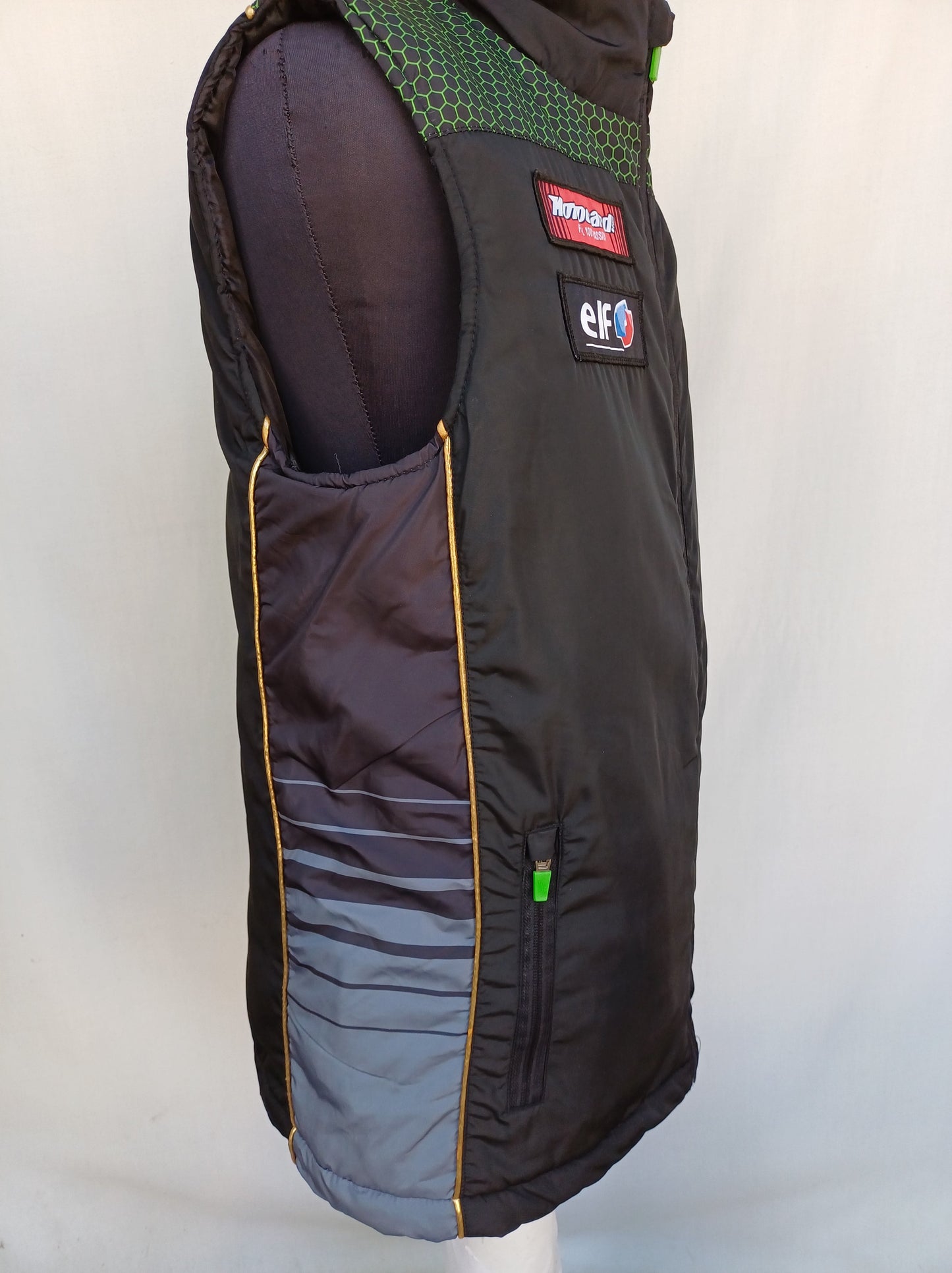 Kawasaki Racing Team Official Zip Vest Mens M