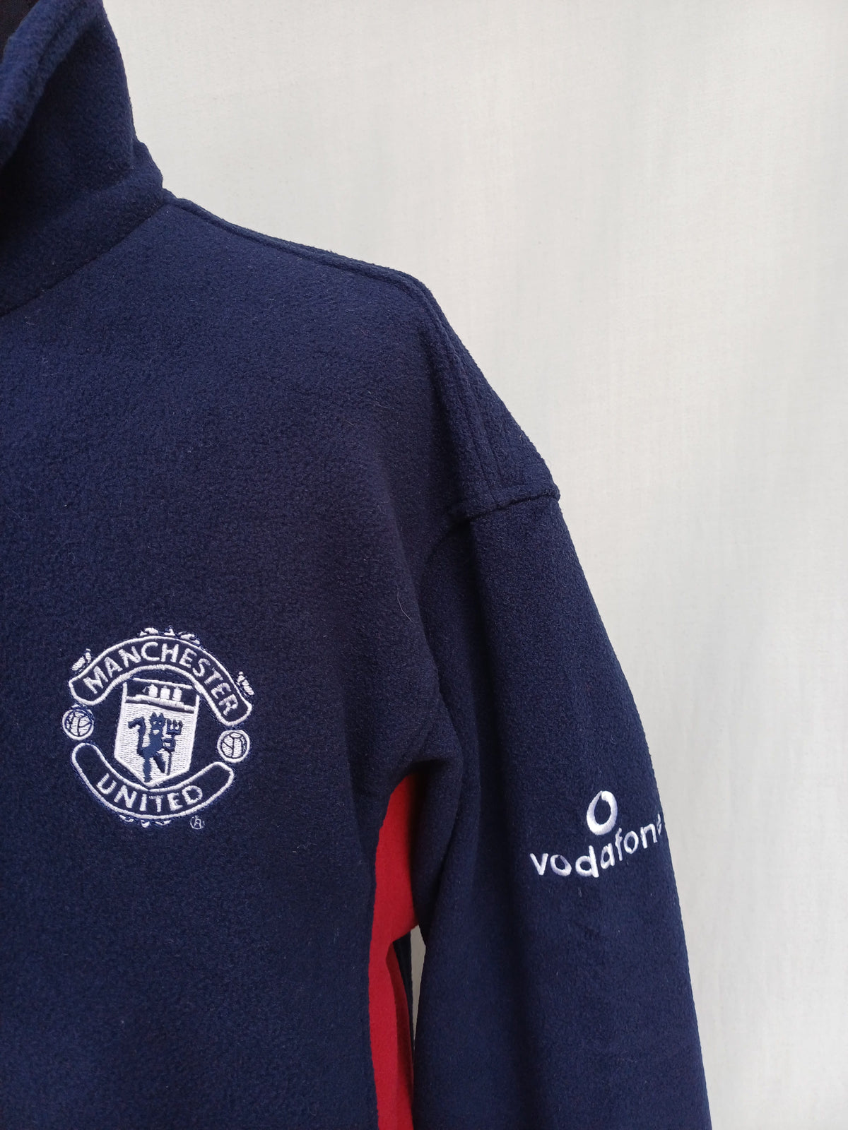Vintage 2000/01 Manchester United Umbro Fleece Zip Pullover Mens XL