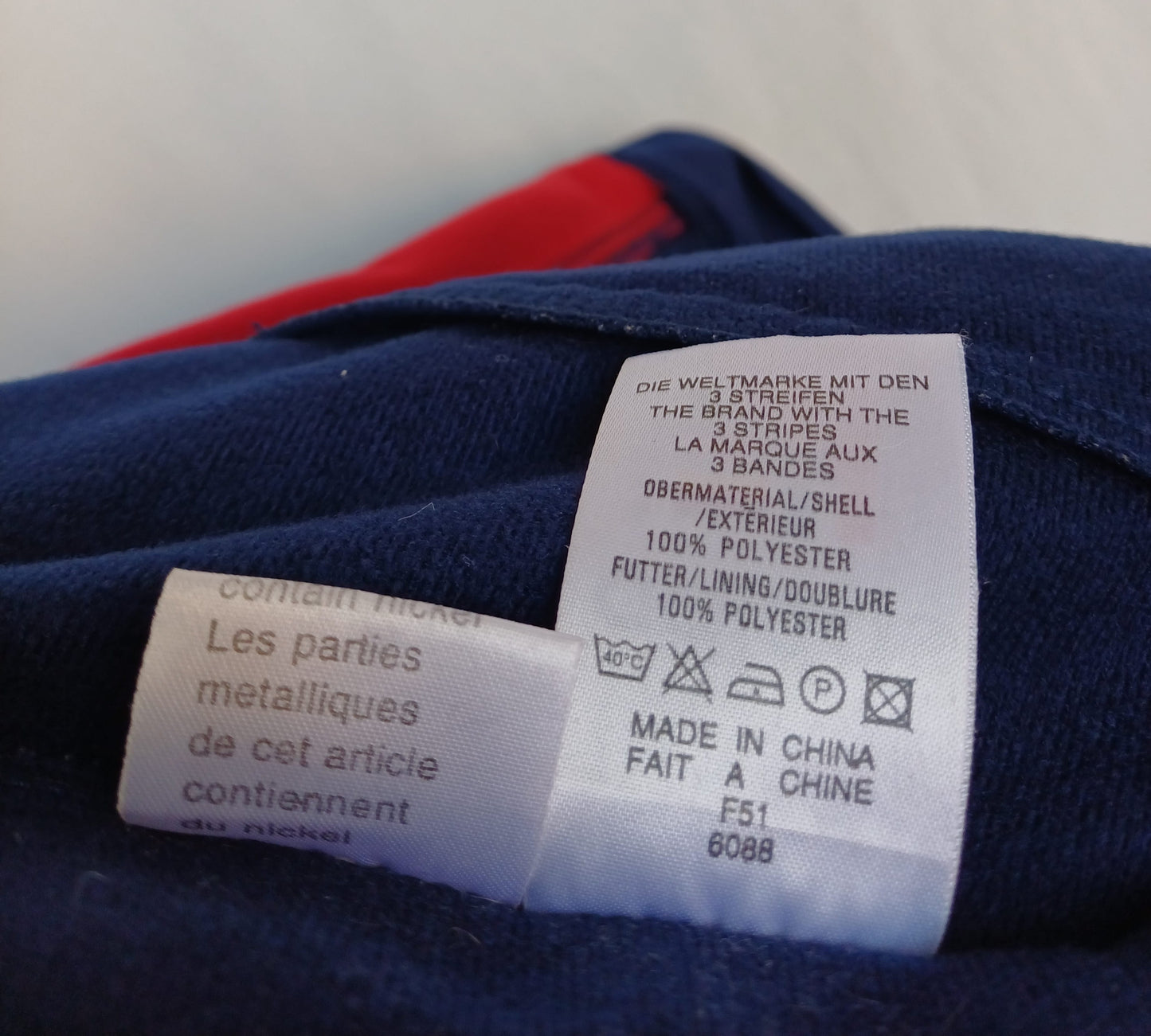 Vintage 90s Adidas Big Logo Zip Track Top Jacket Mens L