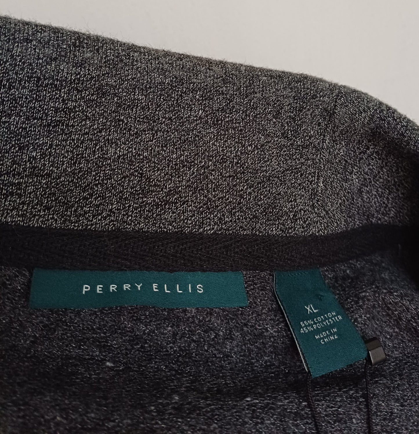 New With Tags Perry Ellis Shawl Neck Cotton/Polyester Button Cardigan Sweater Mens XL