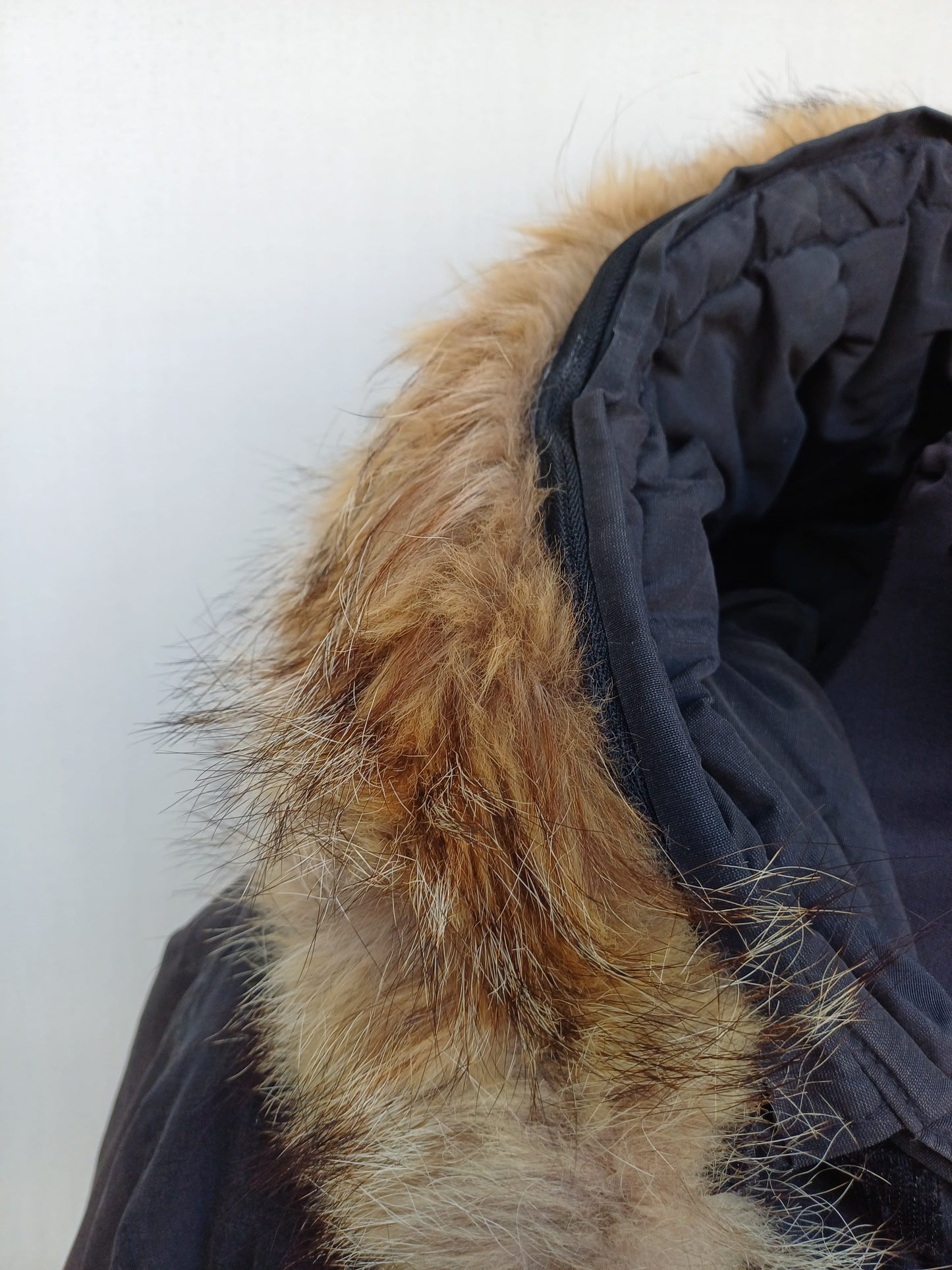 Woolrich Mens Arctic Real Coyote Fur Down Parka Coat XL/XXL