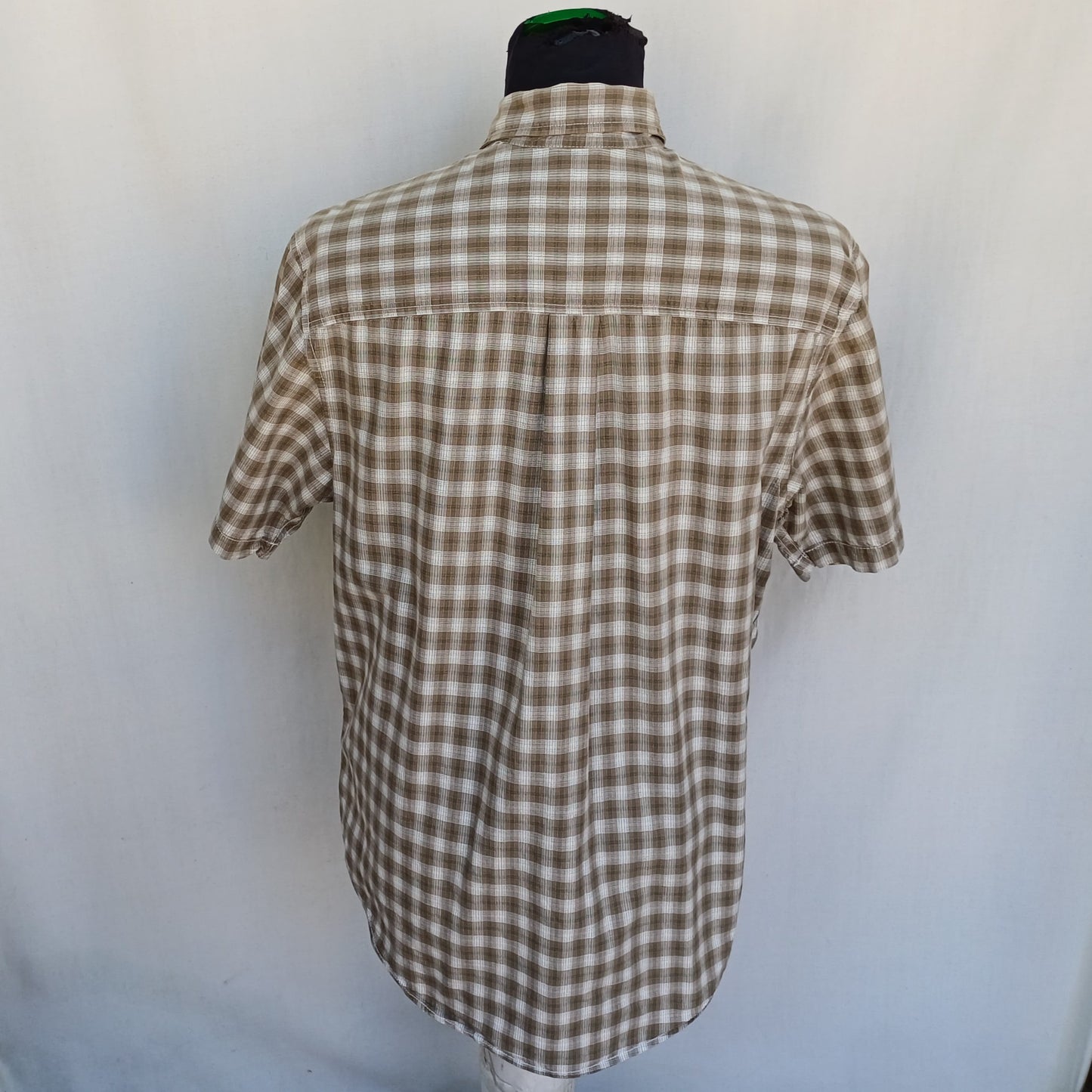 Timberland Cotton Plaid Button-Up Shirt Mens S