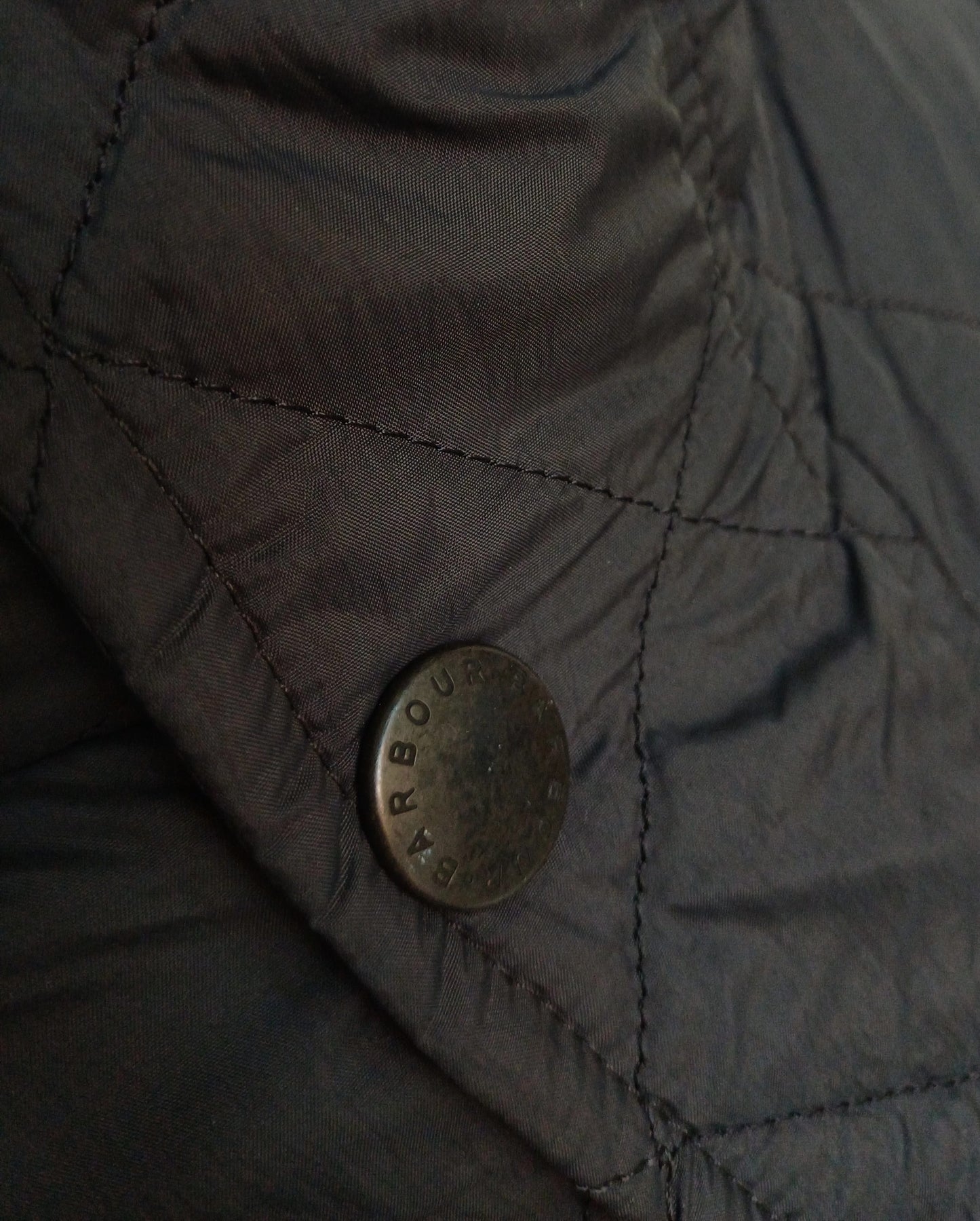 Barbour Hampton Lightweight Quilt Snap Padded Jacket Mens XL