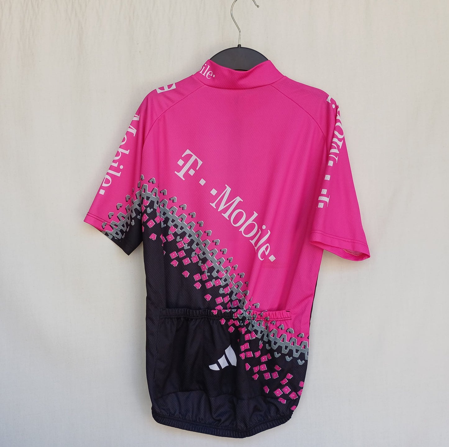 Vintage 2003 Adidas Team Telekom Zip Cycling Jersey Mens M