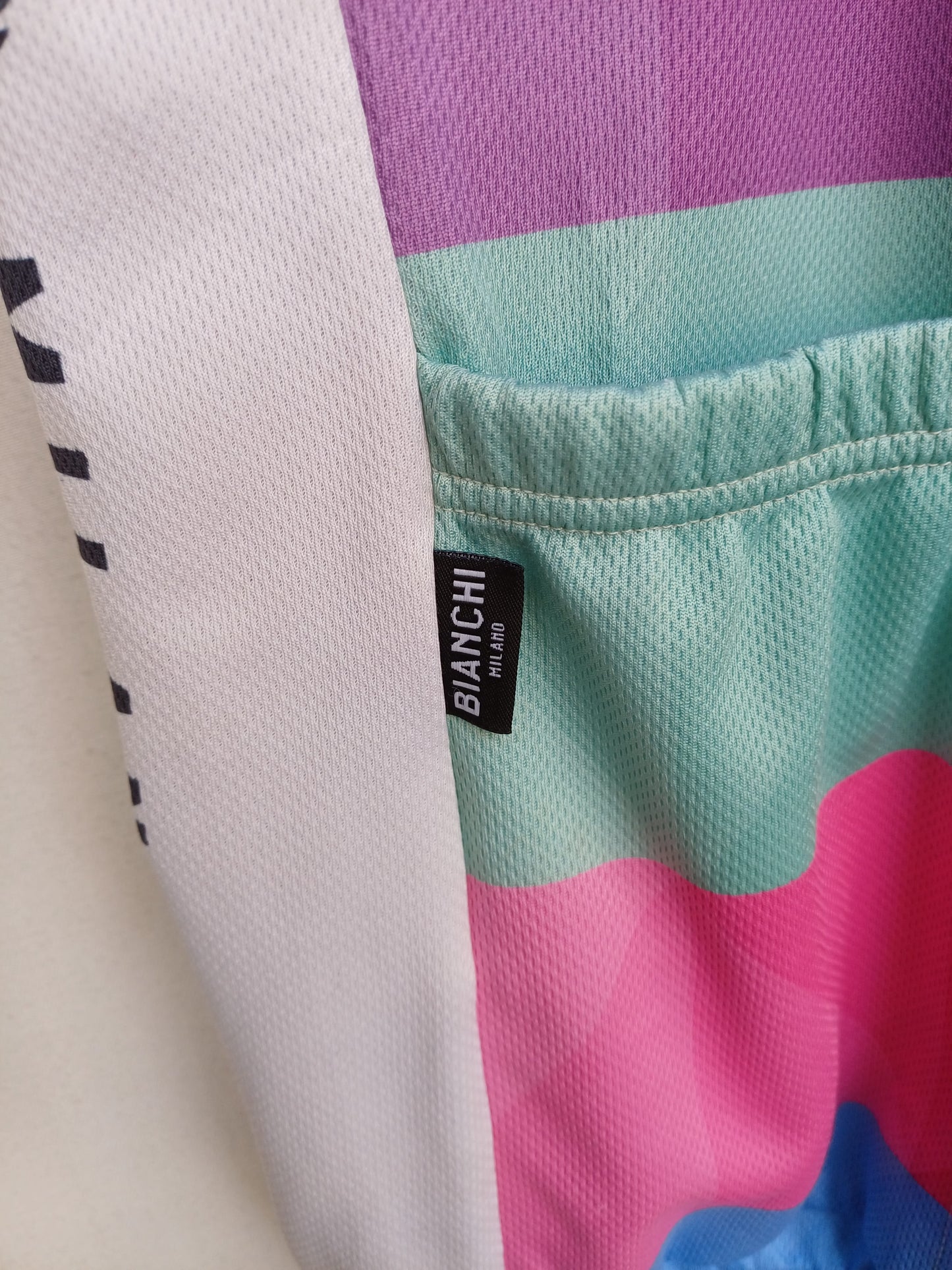 Bianchi Milano Full Zip Cycling Jersey Mens L