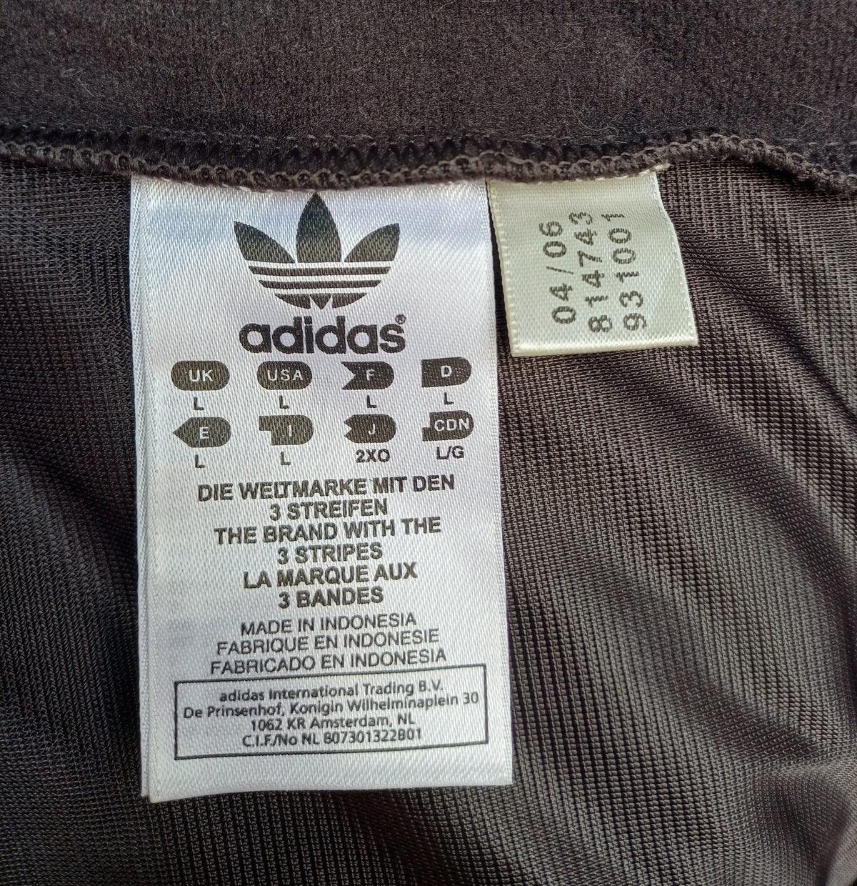 Vintage Adidas Pistol Pete Track Top Jacket Mens L Oversized