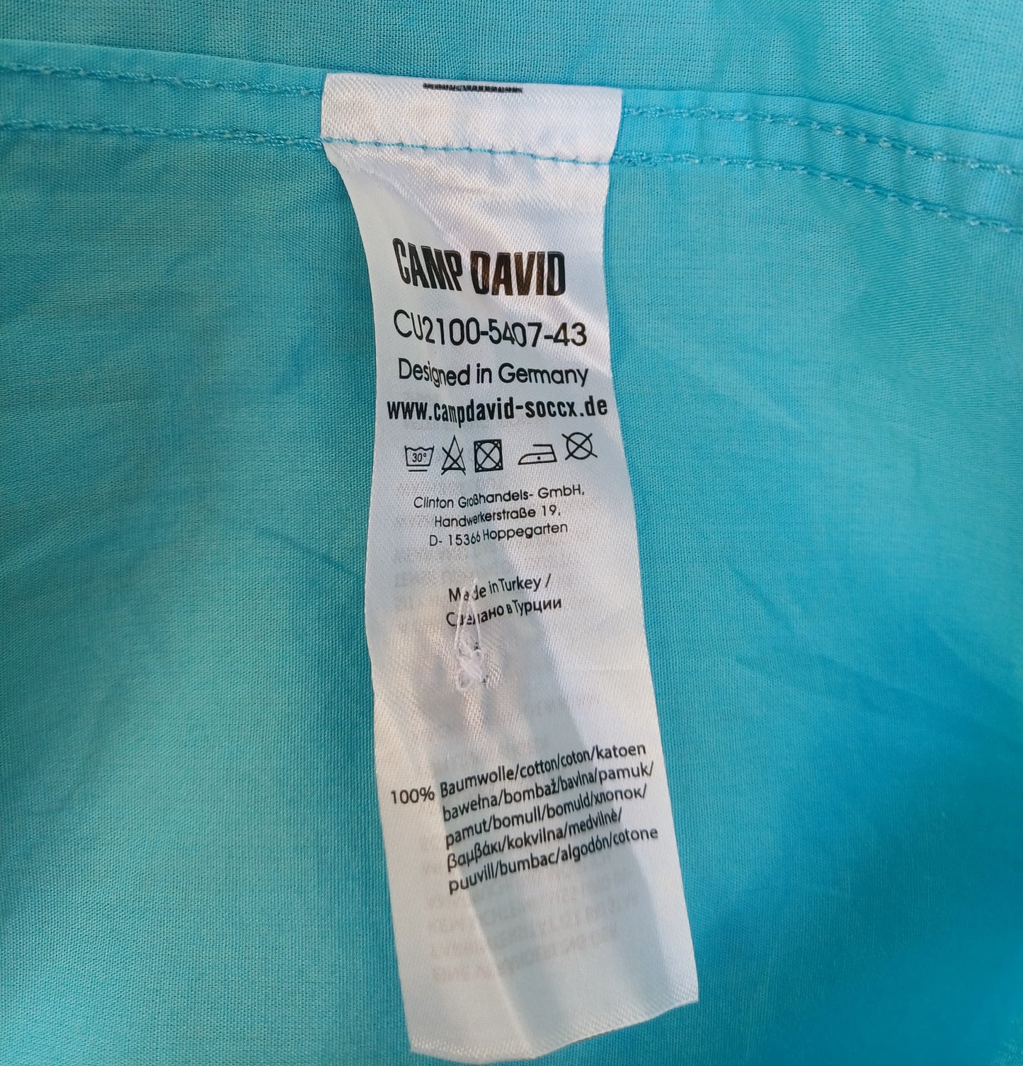 New Without Tags Camp David Cotton Button-Up Shirt Mens XL