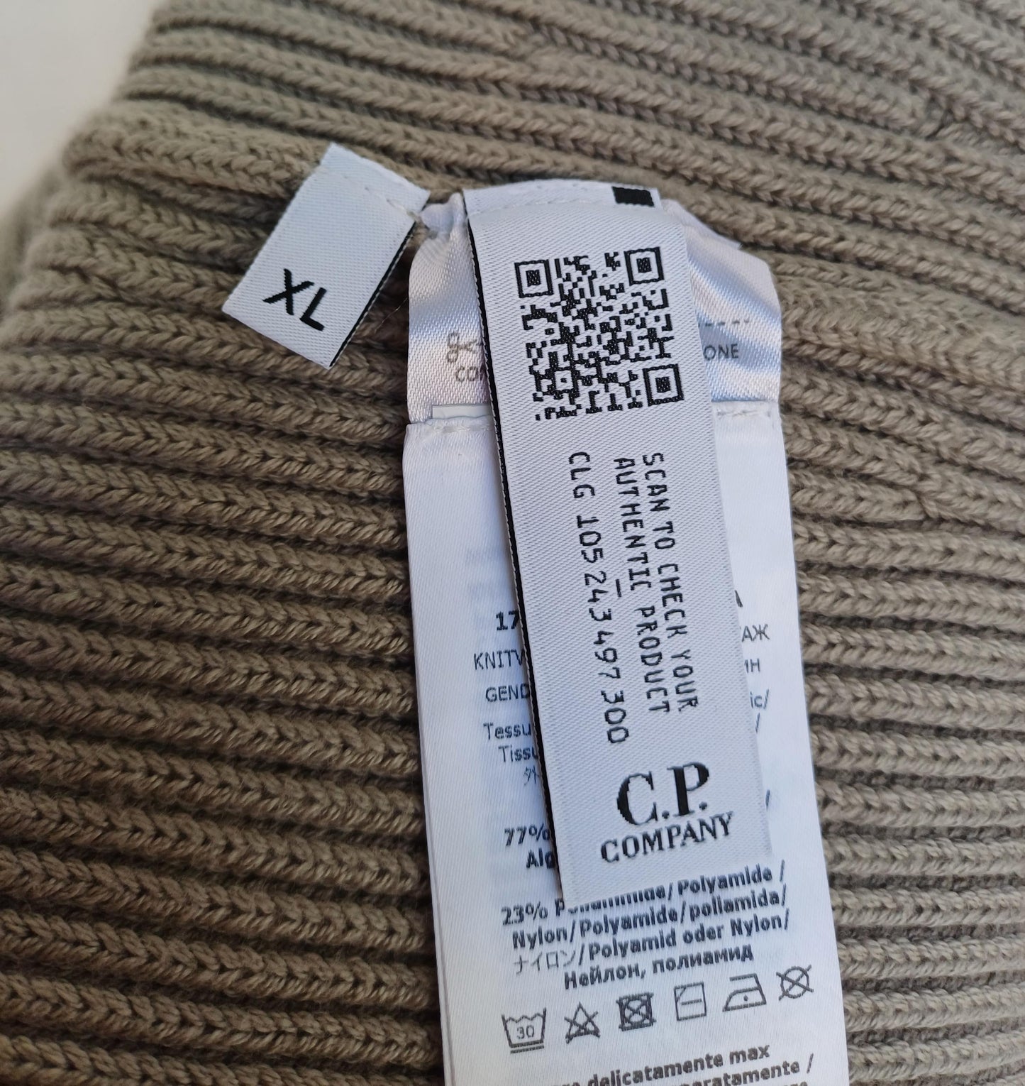 CP Company Cotton/Polyamide Roll Neck Knit Pullover Sweater Mens XL