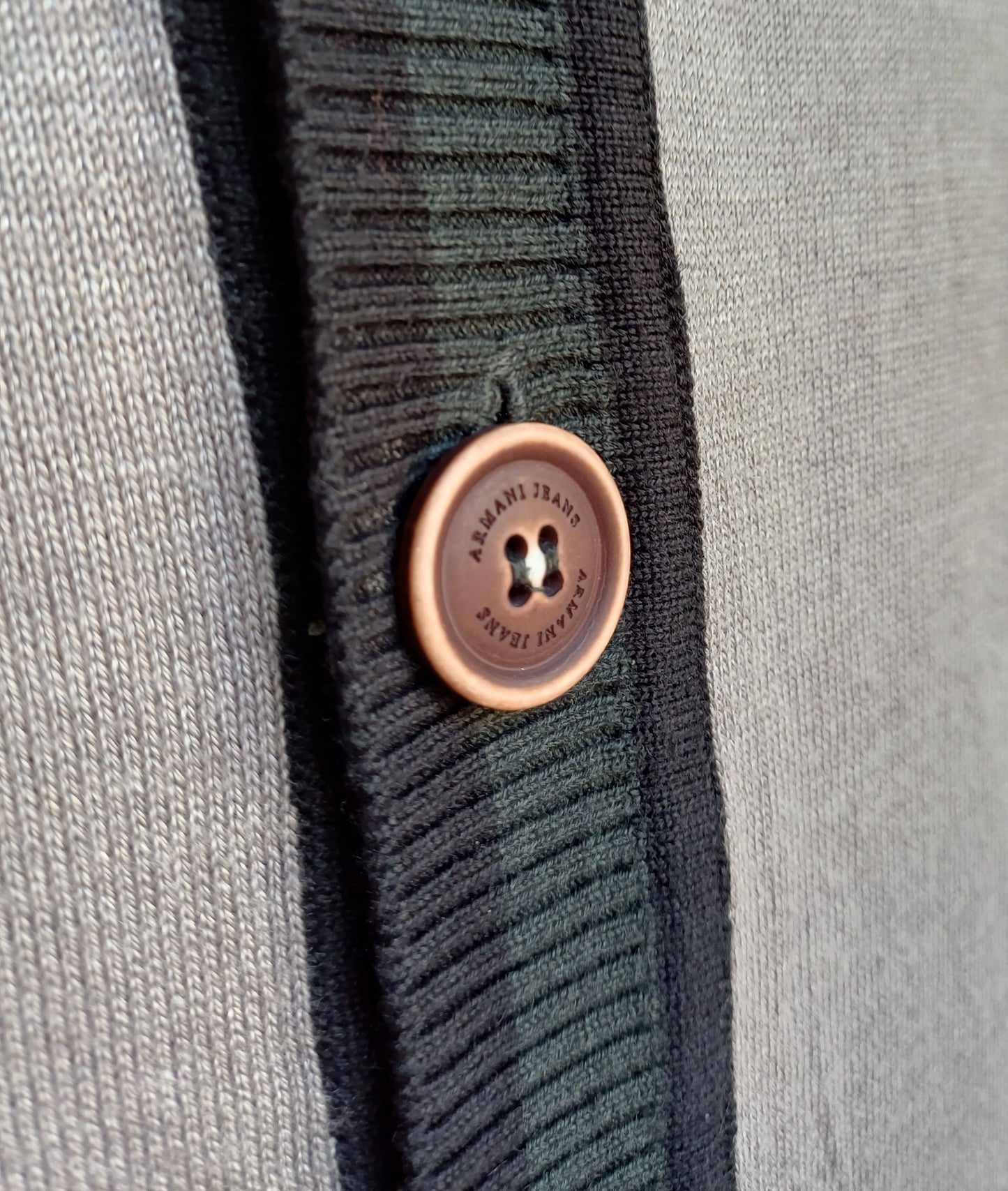 Armani Jeans 100% Cotton Button Cardigan Mens S