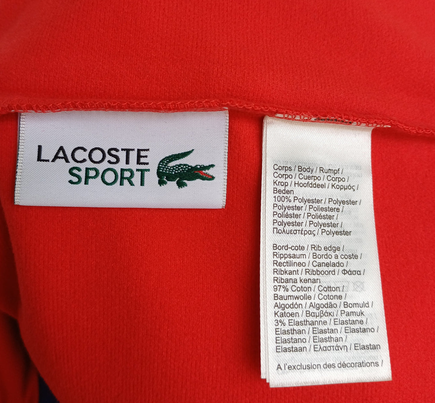 New With Tags Lacoste Crew Neck Sweatshirt Mens S