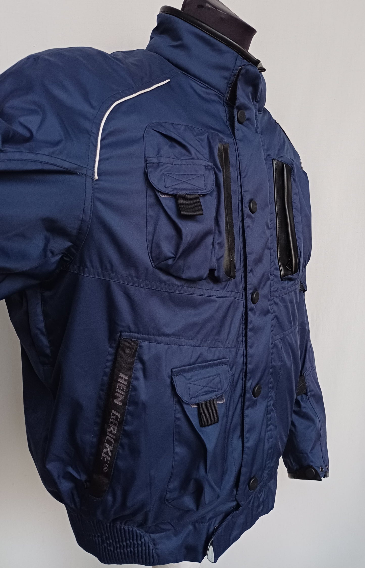 Hein Gericke Textile Motorcycle Zip/Snap Jacket Mens L