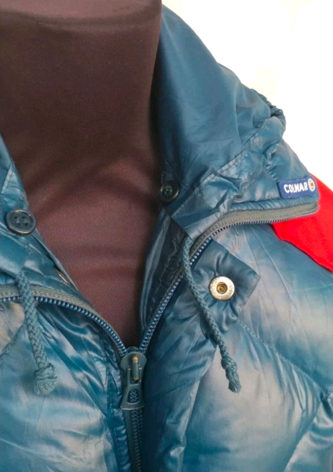 Vintage Colmar Ski Hooded Quilted Down Puffer Jacket Size EU 48/Mens M