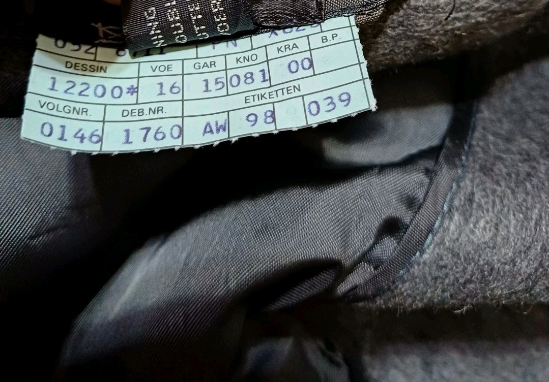 Vintage All Weather Tirol Loden Mens Wool Button Coat Long Overcoat Size 52