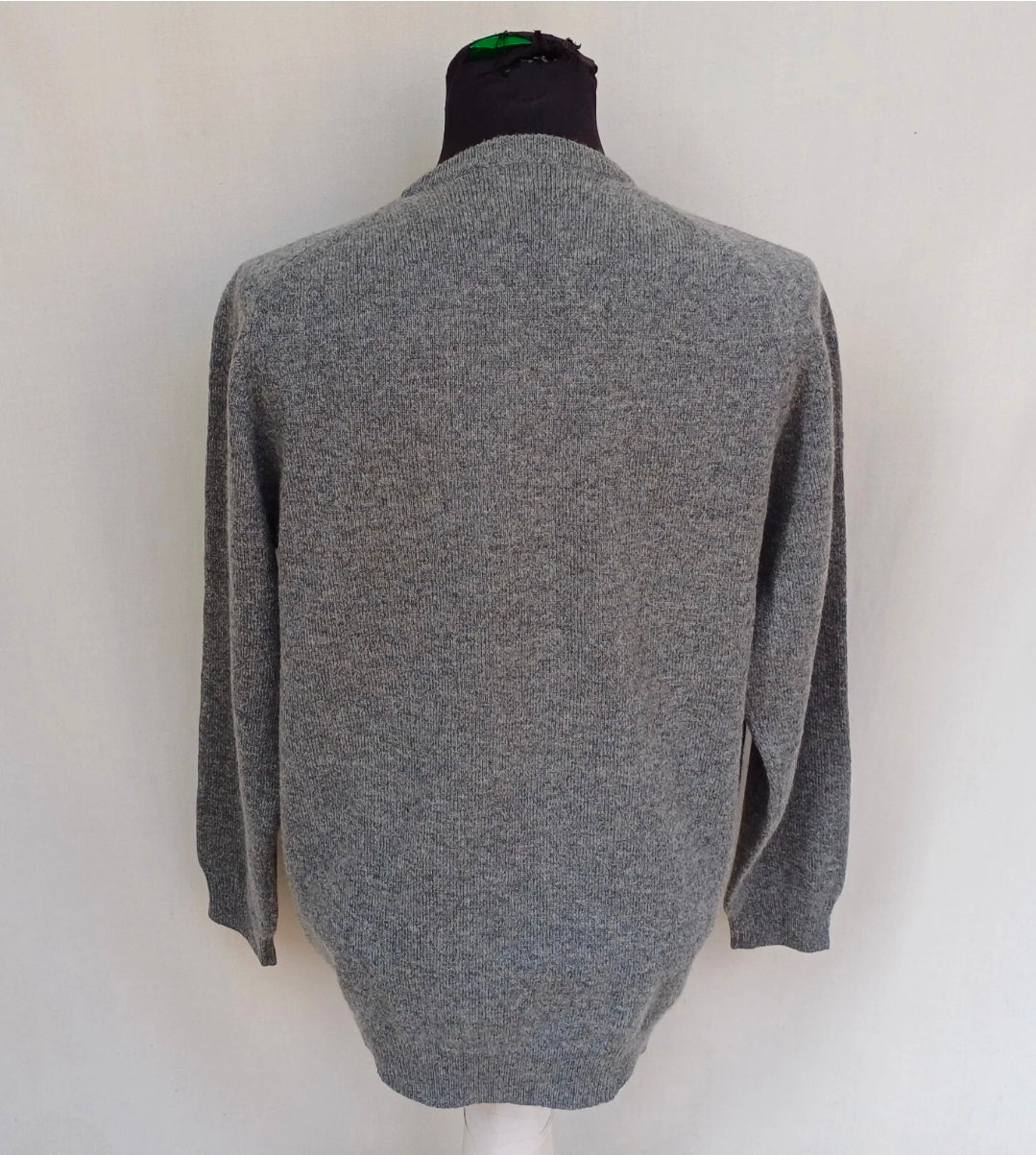Alan Paine Lambswool Crew Neck Pullover Sweater EU 52/Mens L