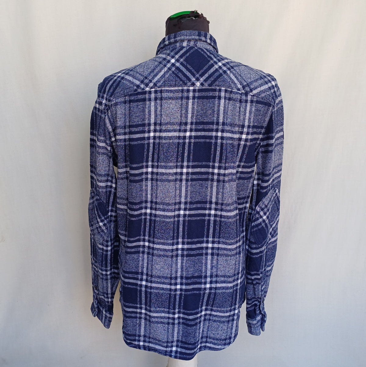Superdry Lumberjack Fit Plaid Button-Up Flannel Shirt Mens M