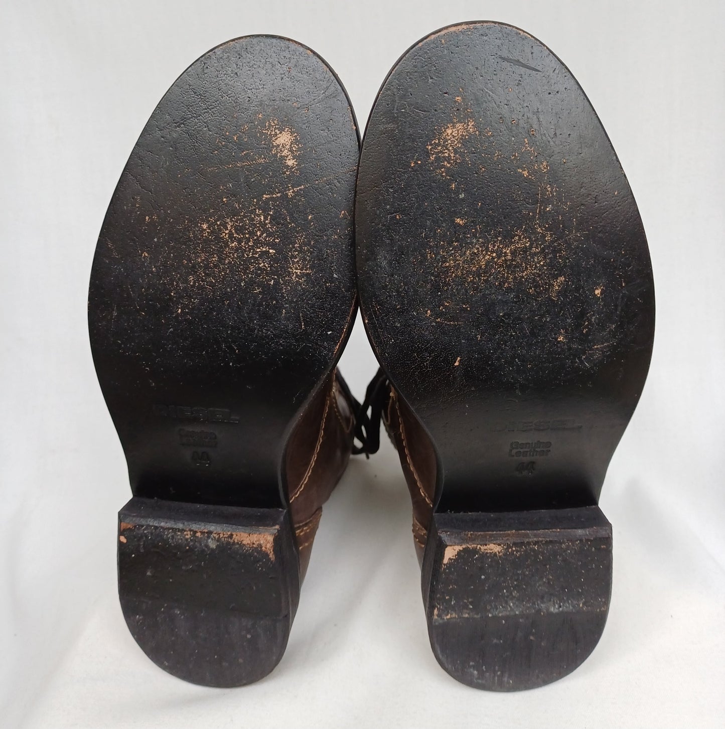 Diesel Men's Genuine Leather Boots Size EU 44