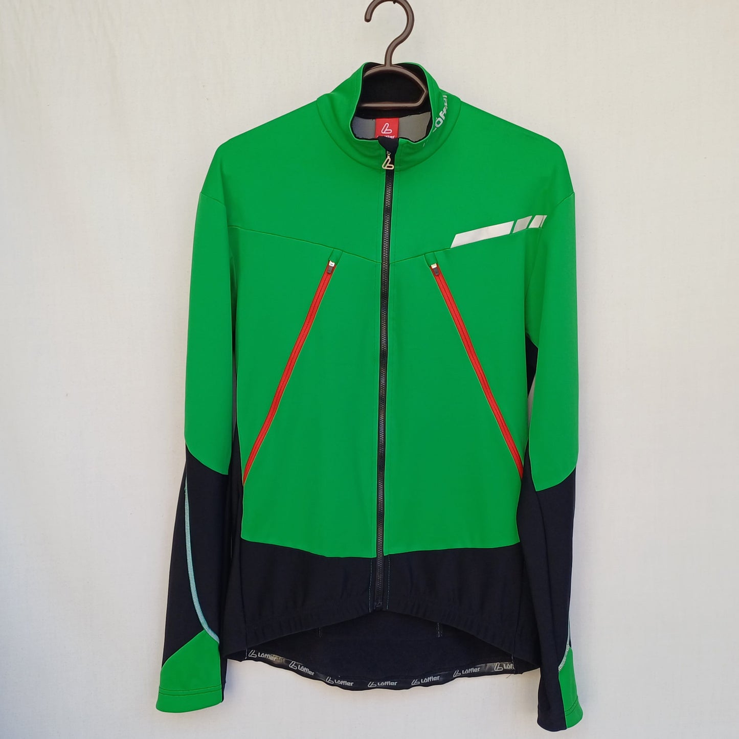Loffler WindStopper Full Zip Cycling Jacket Size 50/Mens M