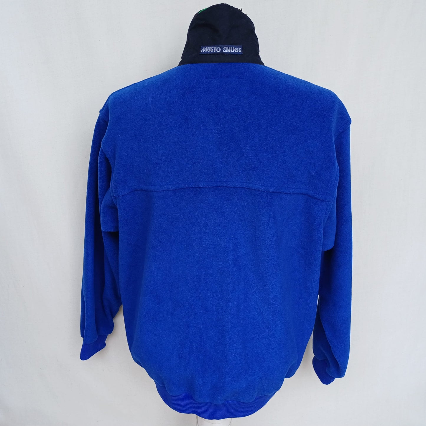 Vintage 90s Musto Snugs Fleece Polartec Snap Pullover Sweater Mens S