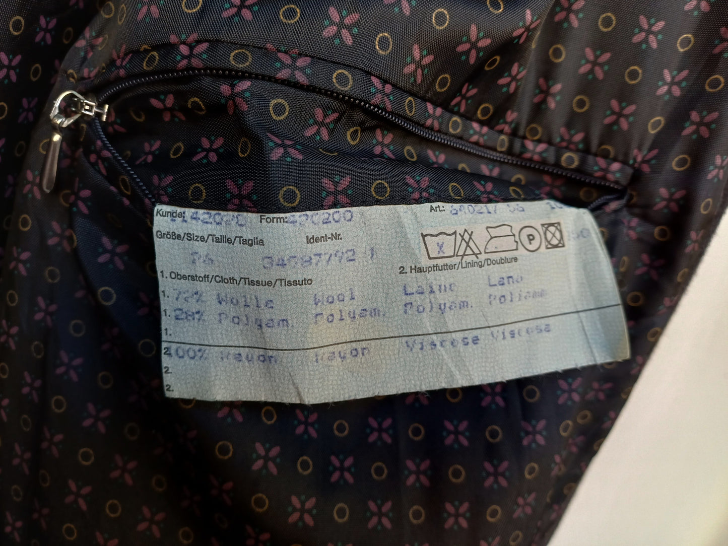 Bugatti Echter Alpen Loden Mens Wool Button Coat Long Overcoat Size EU 52/54