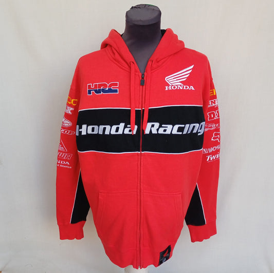 Honda Fox Racing Team Full Zip Hoodie Mens L