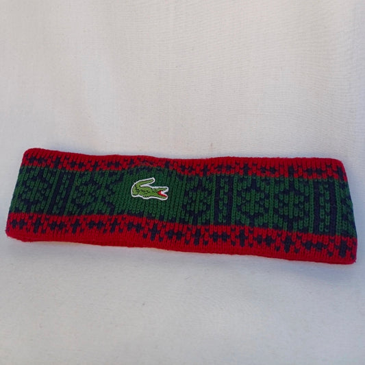 Vintage Chemise Lacoste Acrylic Headband One Size Adult