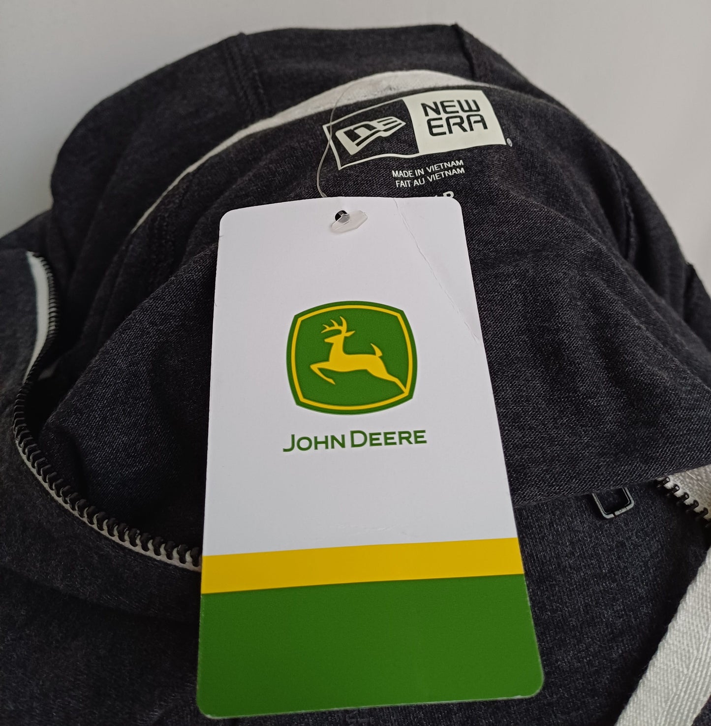 New With Tags John Deere New Era Emerging Tech Full Zip Hoodie Mens S