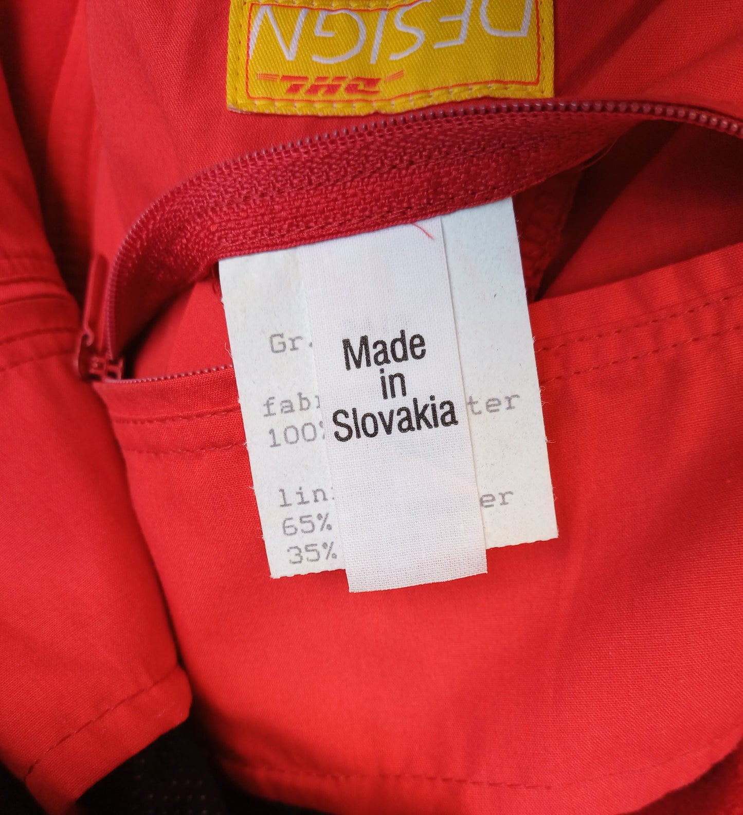 DHL WindStopper Full Zip Fleece Jacket Mens L