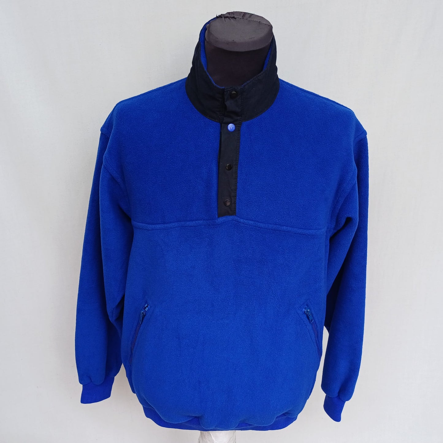 Vintage 90s Musto Snugs Fleece Polartec Snap Pullover Sweater Mens S