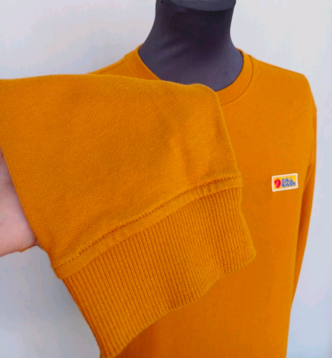 Fjallraven Cotton Crew Neck Vardag Pullover Sweater Jumper Mens M