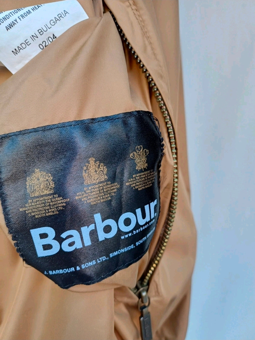 Barbour T533 AYR Reversible Check/Plaid Bomber Jacket Mens 2XL