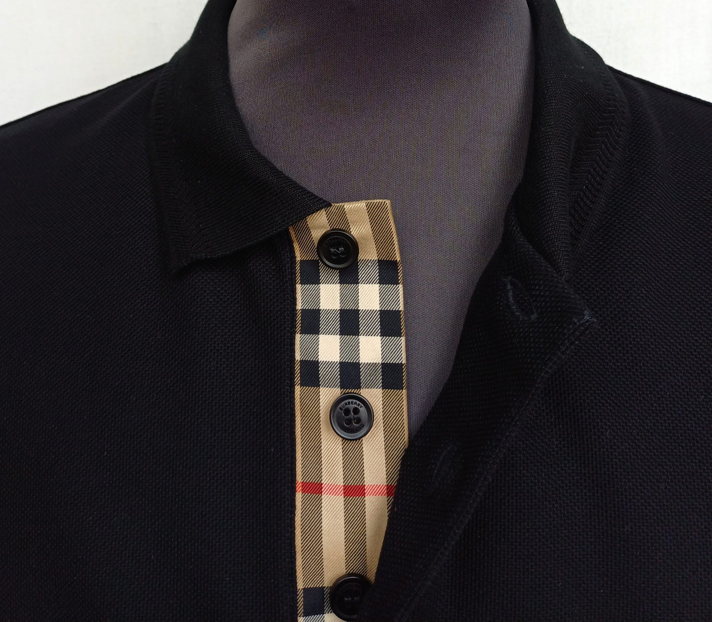 New Without Tags Burberry Monogram Motif Piqué Polo Shirt Mens XL RRP $480
