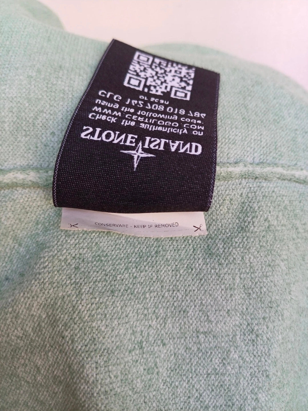 Stone Island Crew Neck Cotton Pullover Sweatshirt Jumper White Mens 2XL