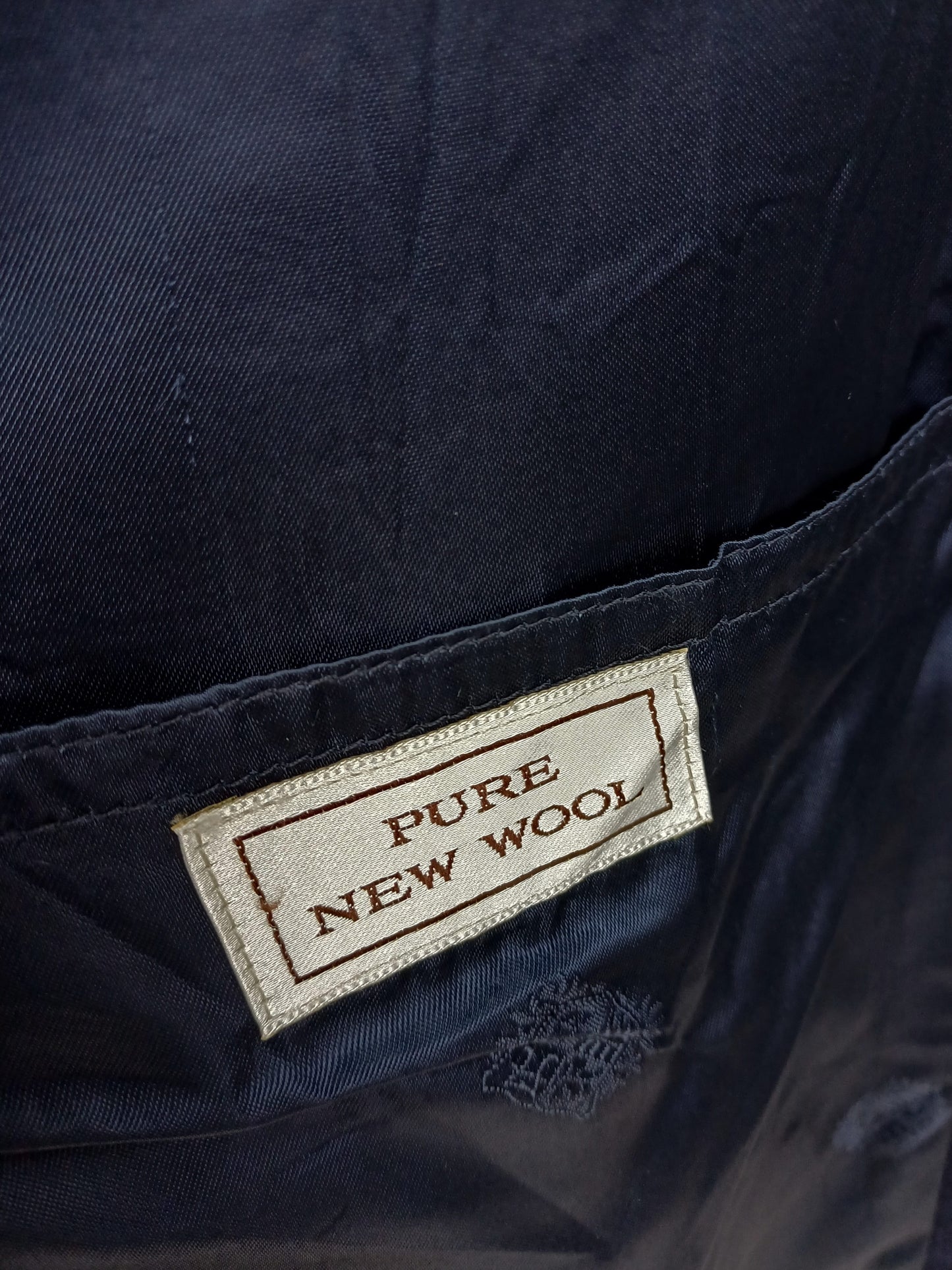 Crombie Mens Pure Wool Button Coat Long Overcoat EU 52/UK 44