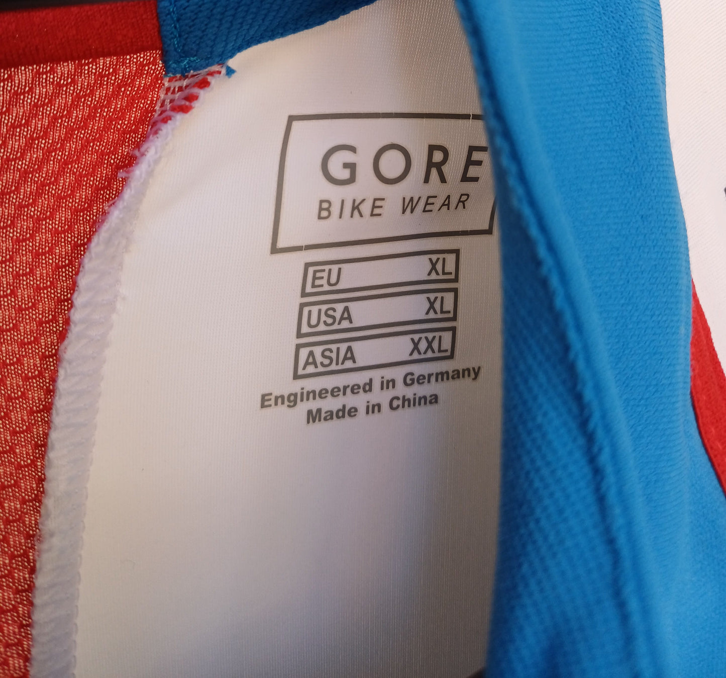 Gore Bike Wear Full Zip Cycling Jersey Mens XL