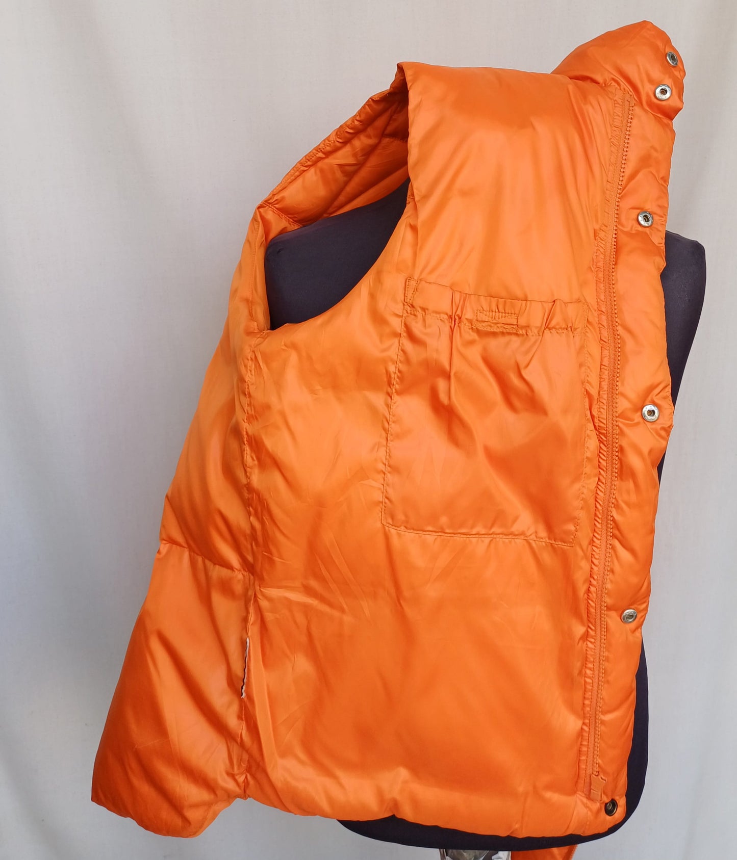 Diesel DSL55 Quilted Zip/Snap Down Vest Mens 2XL