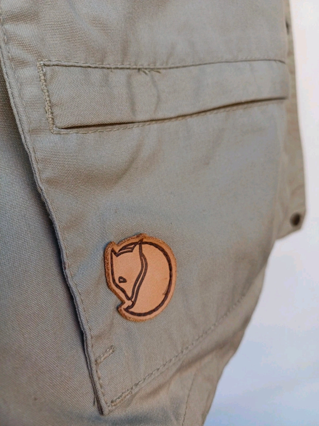 Vintage Fjallraven G-1000 Reporter Vest Mesh Lining Multi Pockets Mens XL