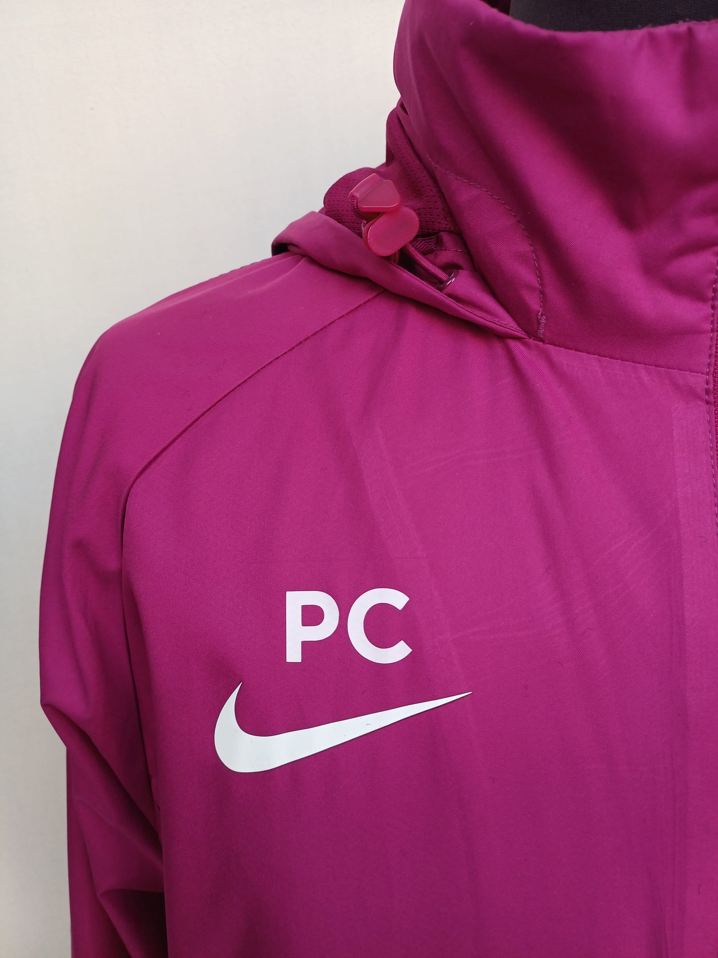 Manchester City 2017/18 Nike Player Issue Hooded Rain Jacket Coat Mens L