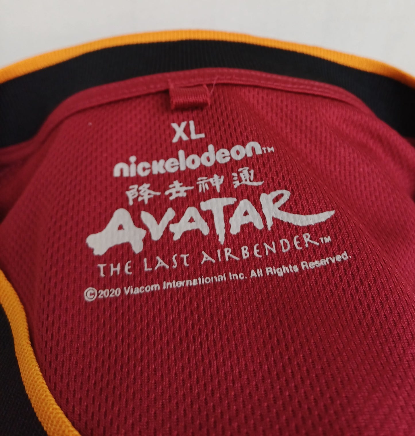 Avatar The Last Airbender Fire Nation #1 Zuko Nickelodeon Jersey Mens XL