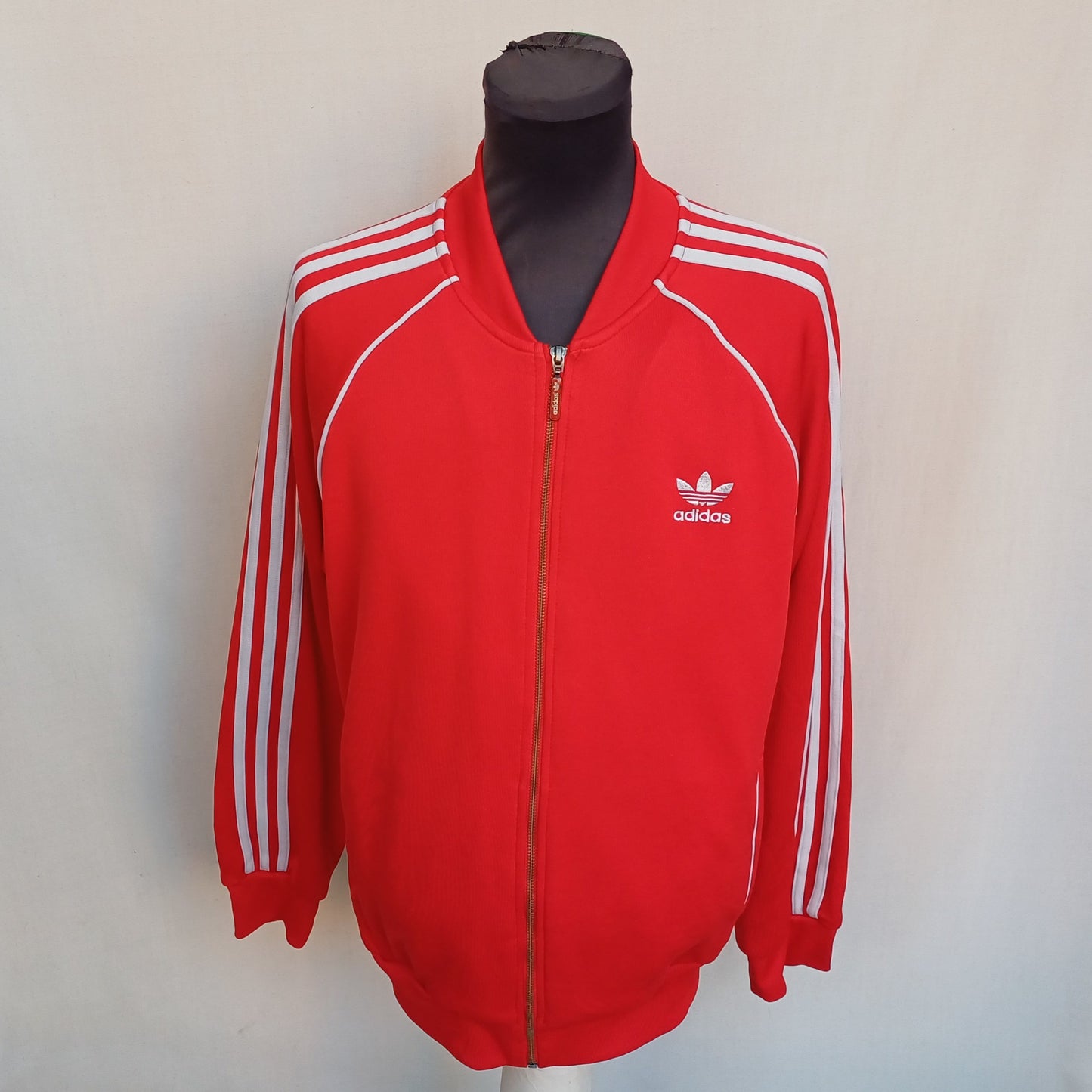Adidas Originals Superstar Zip Track Top Jacket Striped Mens L