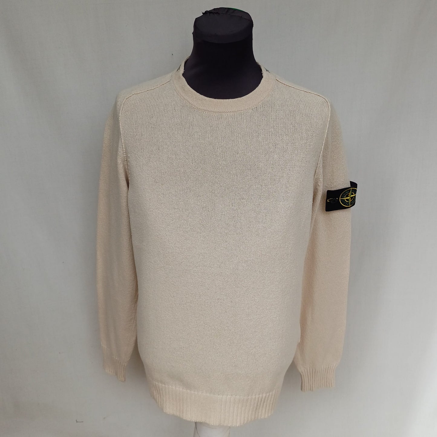 Stone Island 2011 Crew Neck Cotton Pullover Sweater Jumper Mens M