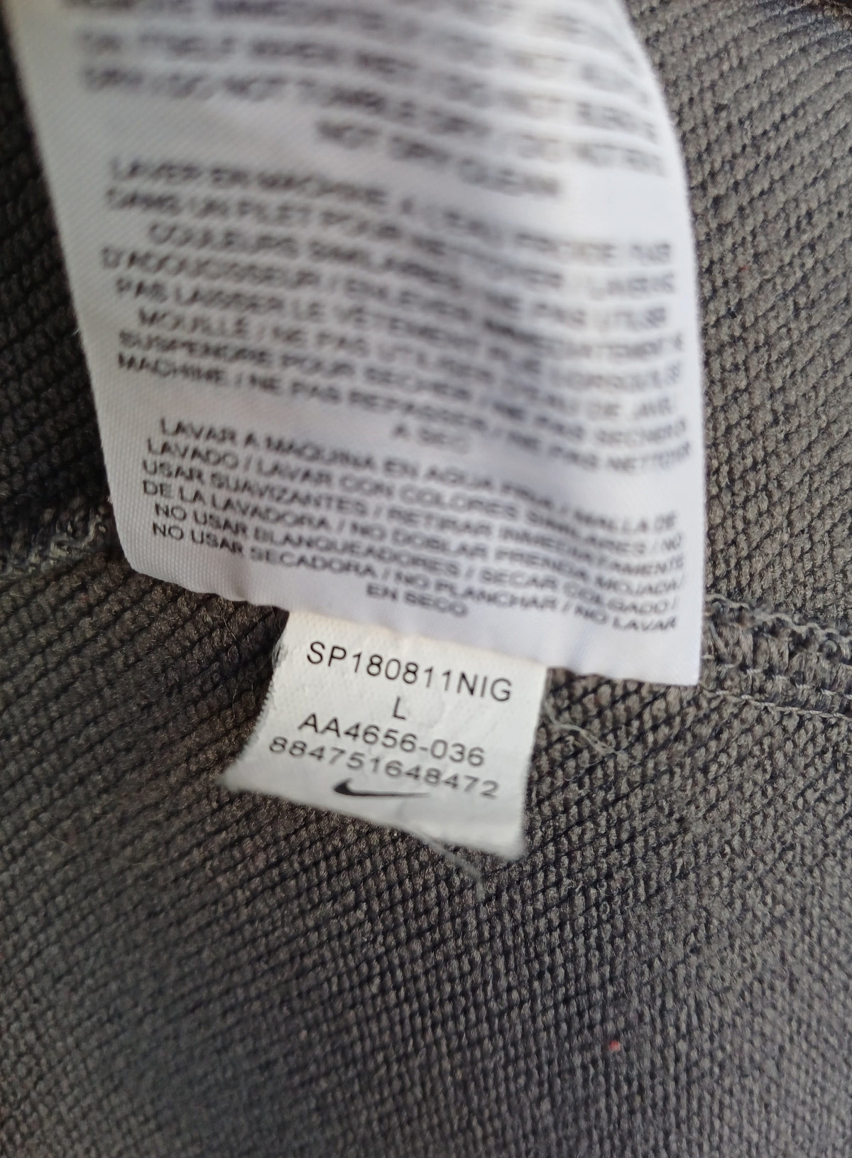 Nike DRI-FIT Full Zip Training Hoodie Mens L