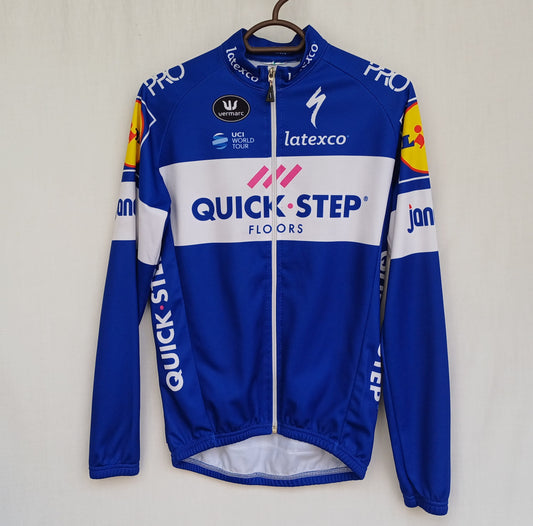 Quick Step Vermarc Long Sleeve Cycling Jersey Mens M